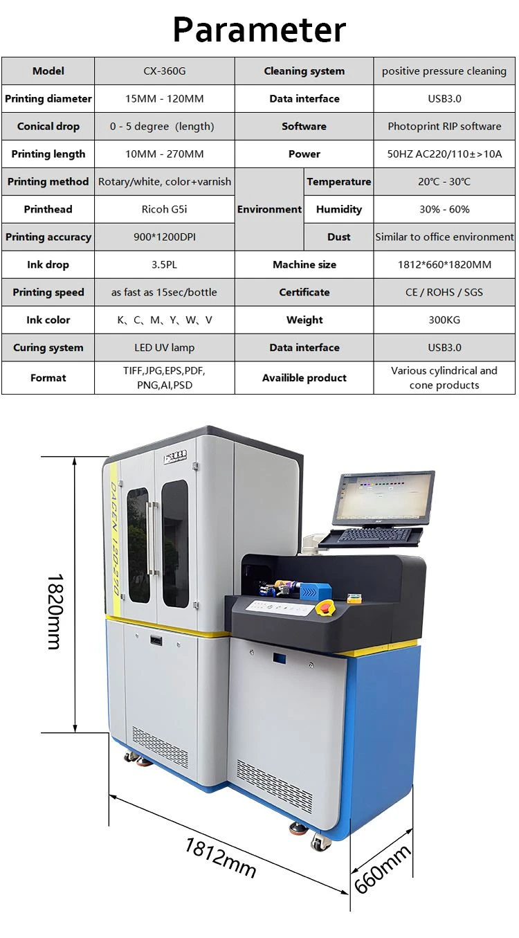 cylinder uv printer